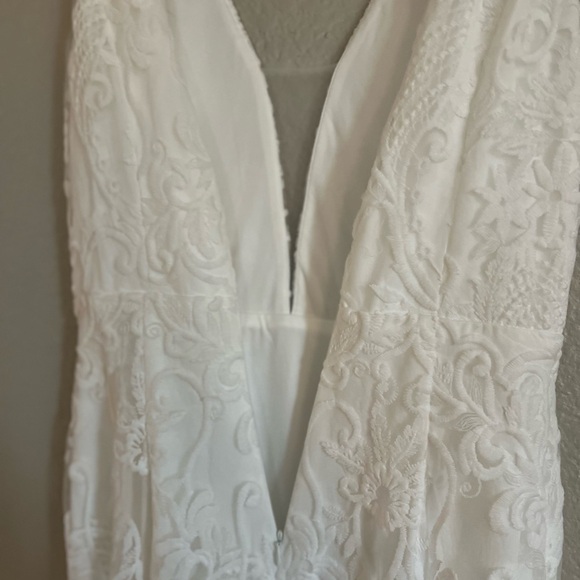 Fantastical Love White Embroidered Sleeveless Maxi Dress - Picture 9 of 9